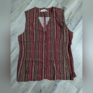 Vintage Alfred Dunner lightweight vest - size 14